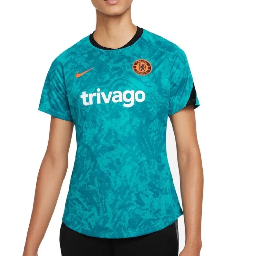 Nike Chelsea Football Club English Premier Women's Jersey Soccer Teal  M New